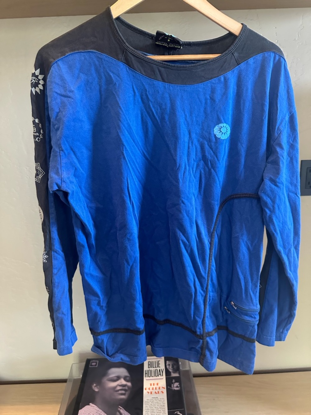Men's Long Sleeve Athletic Tee - Blue